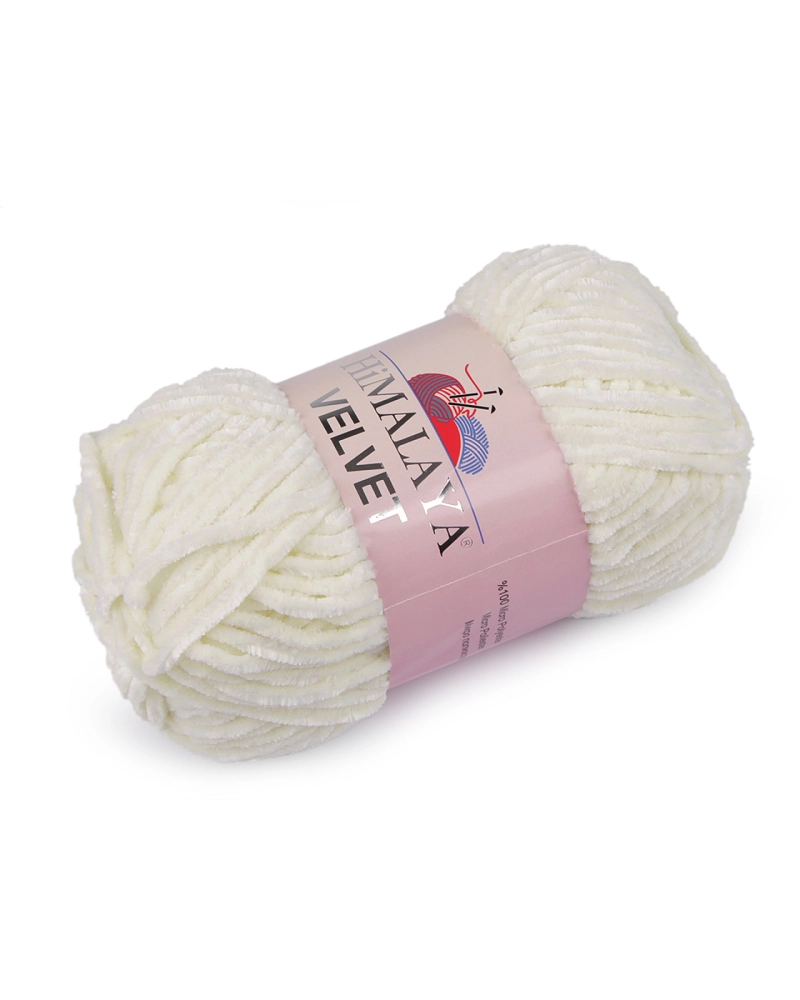 Pletací žinylková příze Velvet 100 g - 1 ks | Mimib