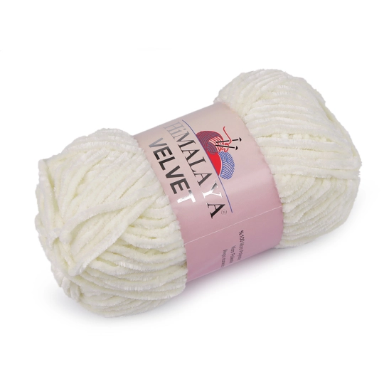 Pletací žinylková příze Velvet 100 g - 1 ks | Mimib