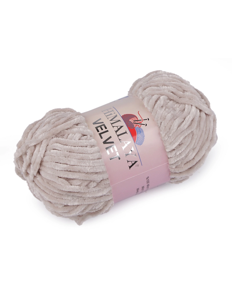 Pletací žinylková příze Velvet 100 g - 1 ks | Mimib