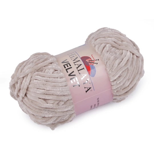 Pletací žinylková příze Velvet 100 g - 1 ks | Mimib