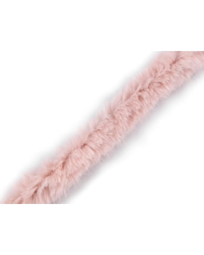 Všívací lemovka / lampas z umělé kožešiny kulatý šíře 2 cm - 1 m | Mimib