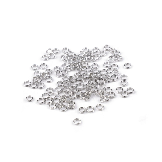 Spojovací kroužek dvojitý Ø4 mm - 20 g | Mimib