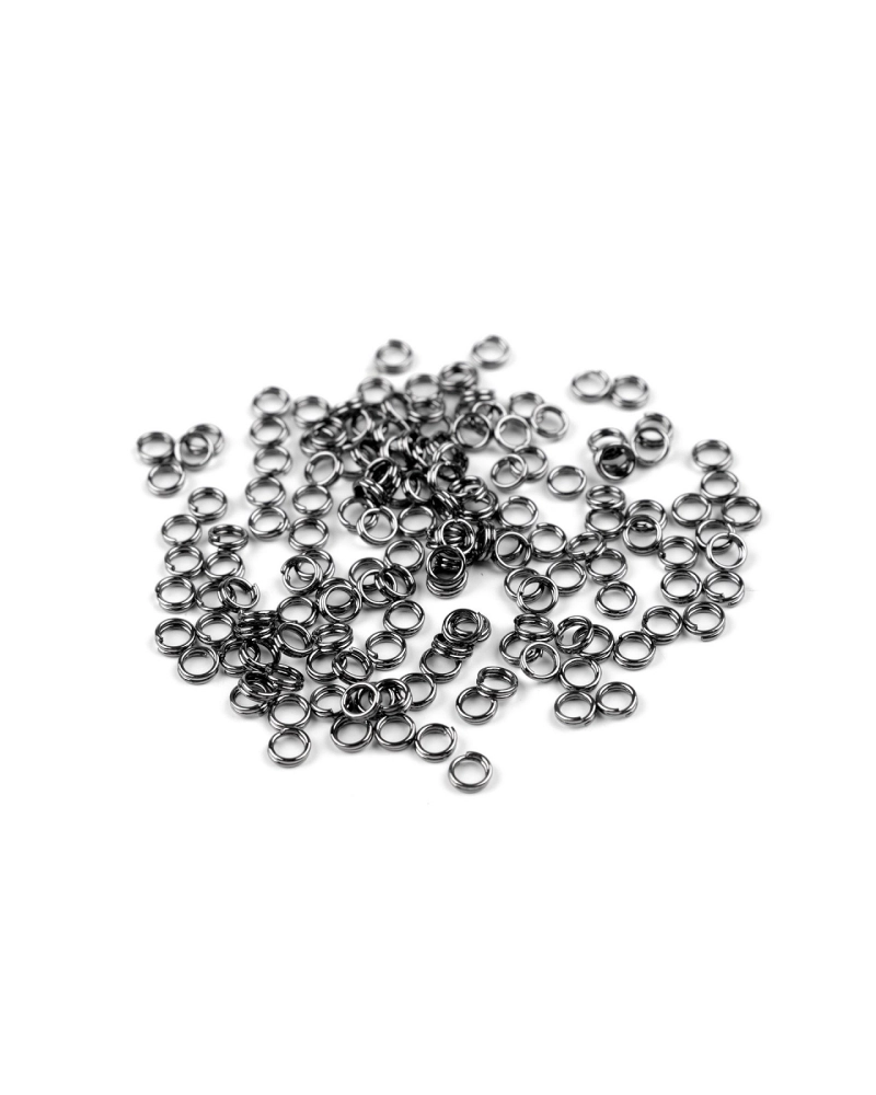 Spojovací kroužek dvojitý Ø4 mm - 20 g | Mimib