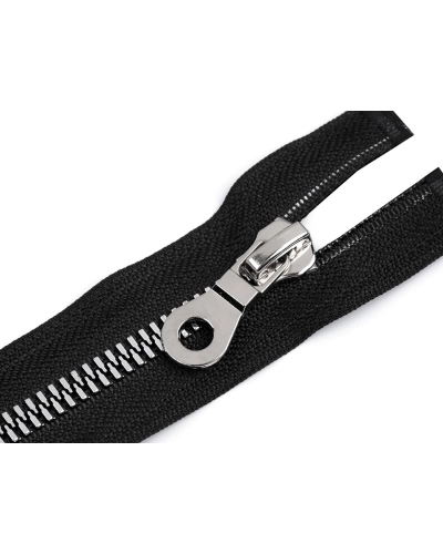 Kostěný zip, imitace kovu No 8 délka 90 cm bundový - 1 ks | Mimib