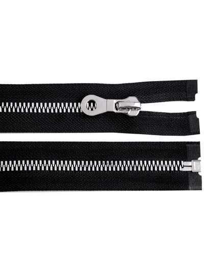 Kostěný zip, imitace kovu No 8 délka 90 cm bundový - 1 ks | Mimib