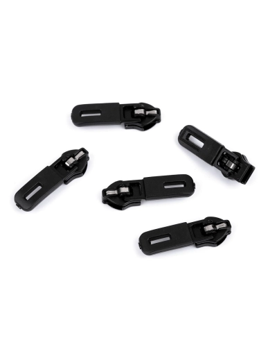 Jezdec na zip spirálový voděodolný No 5 semi-autolock - 5 ks | Mimib