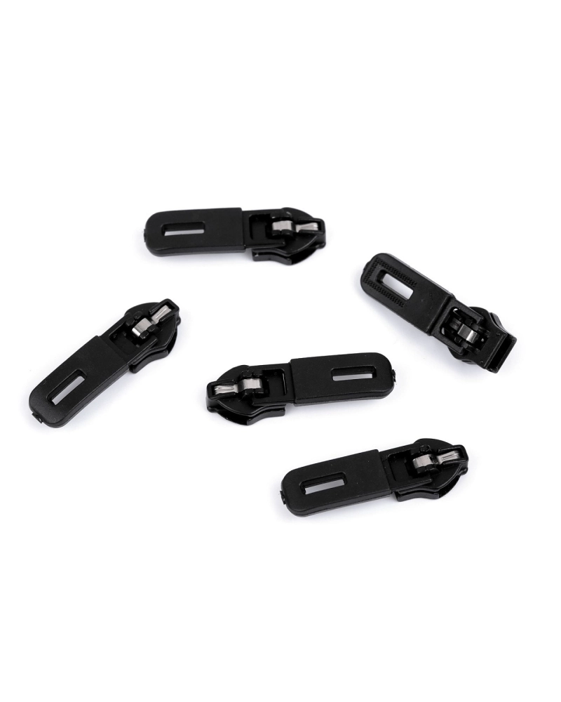 Jezdec na zip spirálový voděodolný No 5 semi-autolock - 5 ks | Mimib