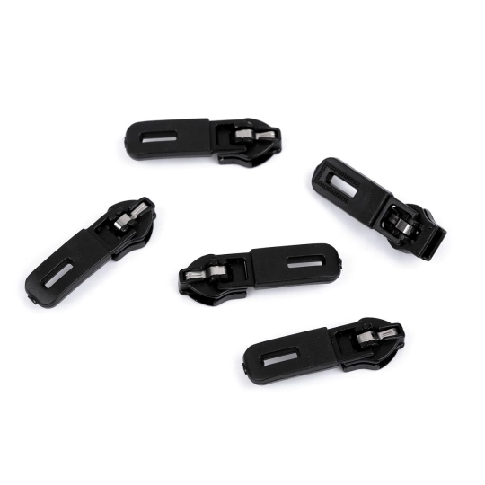 Jezdec na zip spirálový voděodolný No 5 semi-autolock - 5 ks | Mimib