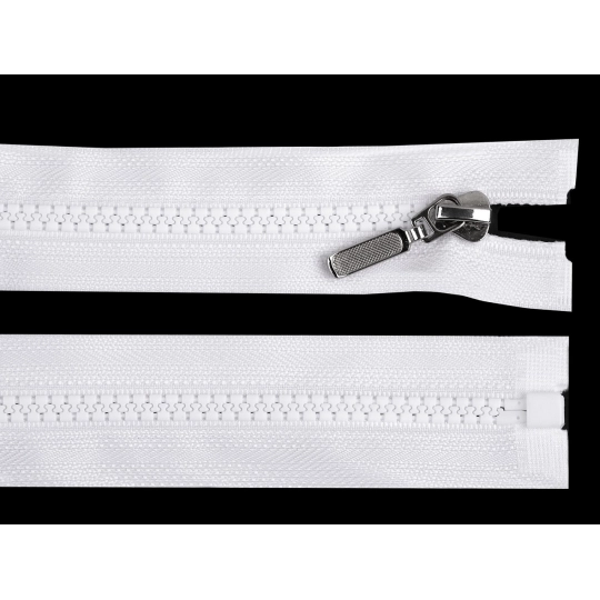 Kostěný zip No 5 délka 80 cm s ozdobným jezdcem - 1 ks | Mimib