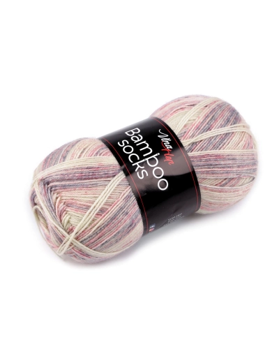Pletací příze Bamboo Socks / ponožkovka 100 g - 1 ks | Mimib