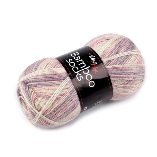 Pletací příze Bamboo Socks / ponožkovka 100 g - 1 ks | Mimib