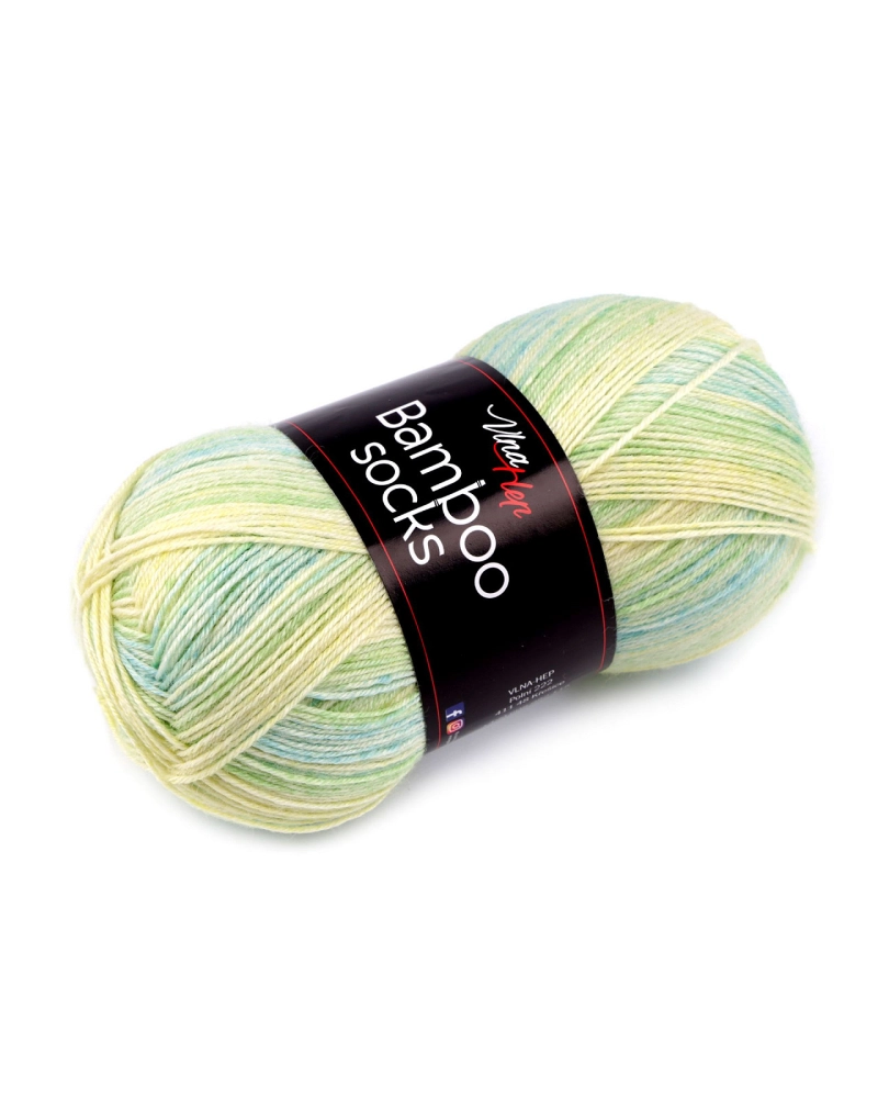 Pletací příze Bamboo Socks / ponožkovka 100 g - 1 ks | Mimib