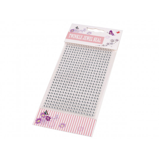 Samolepicí kamínky na lepicím proužku Ø4 mm | Mimib