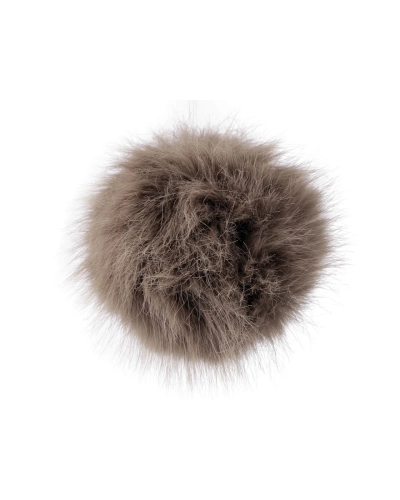 Kožušinový brmbolec s pútkom Ø11 cm - 1 ks | Mimib