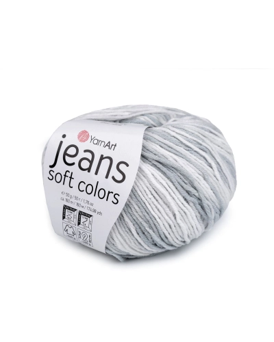 Pletacia priadza Jeans Soft Color 50 g - 1 ks | Mimib