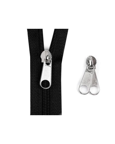 Jazdec ku špirálovým zipsom obojstranný No 7 - 5 ks