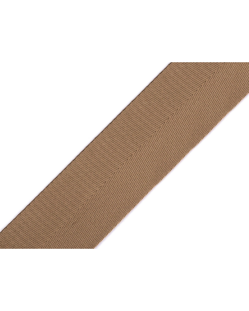 Hladký oboustranný popruh s leskem šíře 50 mm - 1 m | Mimib
