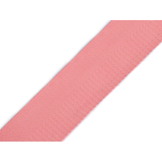 Hladký oboustranný popruh s leskem šíře 50 mm - 1 m | Mimib
