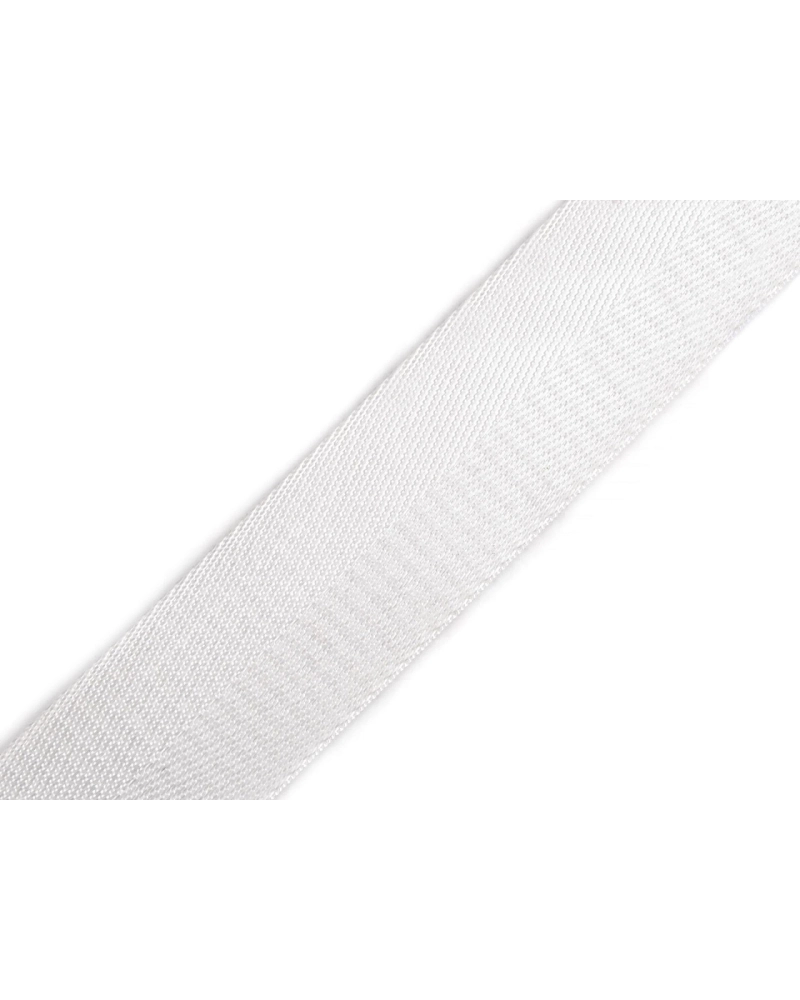 Hladký oboustranný popruh s leskem šíře 38 mm - 1 m | Mimib