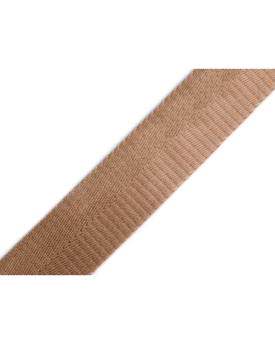 Hladký oboustranný popruh s leskem šíře 38 mm - 1 m | Mimib