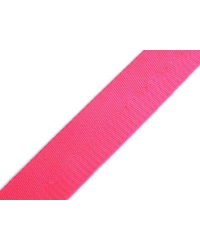 Hladký oboustranný popruh s leskem šíře 38 mm - 1 m | Mimib