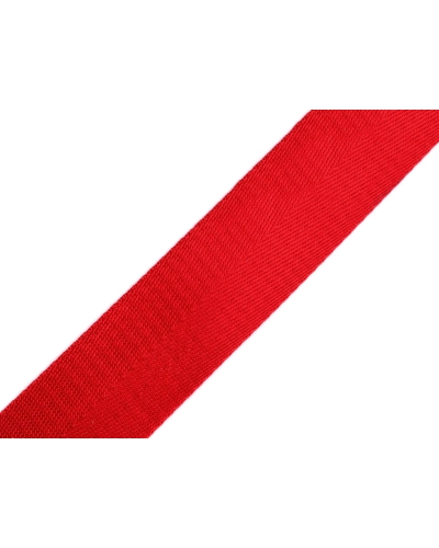 Hladký oboustranný popruh s leskem šíře 38 mm - 1 m | Mimib