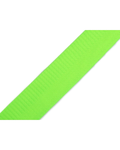 Hladký oboustranný popruh s leskem šíře 38 mm - 1 m | Mimib