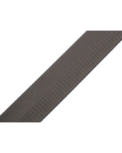 Hladký oboustranný popruh s leskem šíře 38 mm - 1 m | Mimib