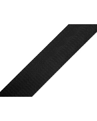 Hladký oboustranný popruh s leskem šíře 38 mm - 1 m | Mimib