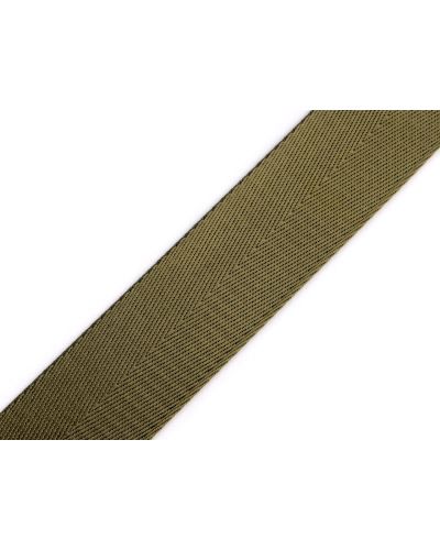 Hladký oboustranný popruh s leskem šíře 38 mm - 1 m | Mimib