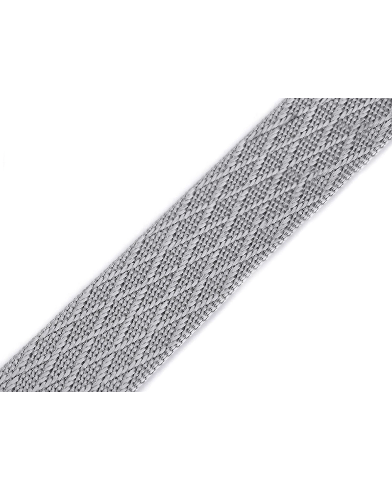 Oboustranný popruh lesklý šíře 38 mm - 1 m | Mimib