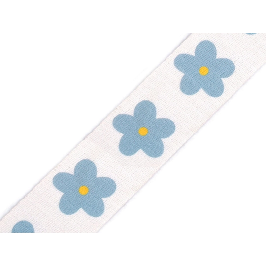 Hladký oboustranný popruh šíře 38 mm - 1 m | Mimib