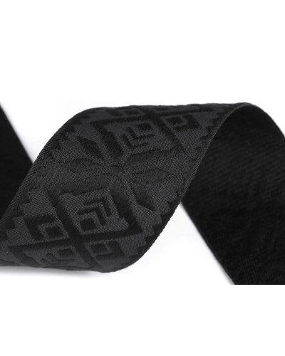 Popruh s výšivkou šíře 48 mm - 1 m | Mimib