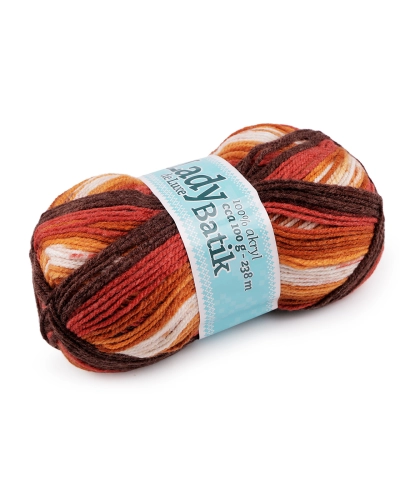 Pletací příze Lady Batik de Luxe 100 g - 1 ks | Mimib