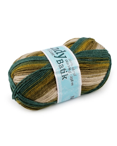 Pletací příze Lady Batik de Luxe 100 g - 1 ks | Mimib