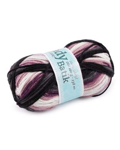 Pletací příze Lady Batik de Luxe 100 g - 1 ks | Mimib