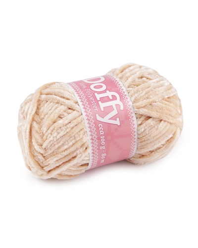 Pletací žinylková příze Doffy 100 g - 1 ks | Mimib