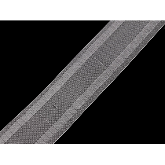 Záclonovka šíře 80 mm univerzální řasení - 1 m | Mimib