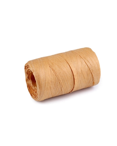 Lýko rafie přírodní, k pletení tašek, šíře 5-8 mm - 1 ks | Mimib
