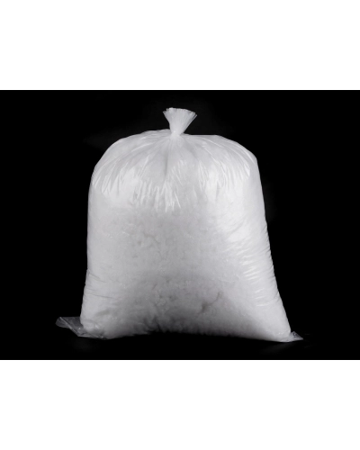 Výplň - kuličky z dutého vlákna bělené 500 g - 1 sáček | Mimib