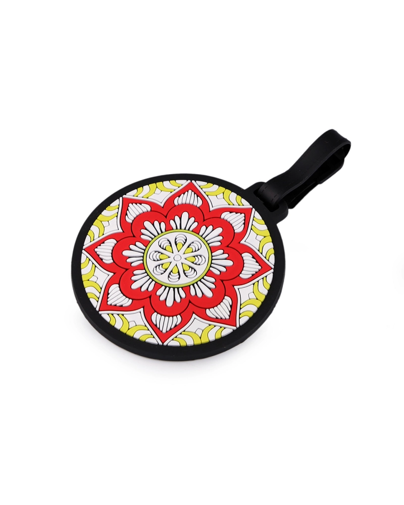 Jmenovka / visačka na kufr mandala - 1 ks | Mimib