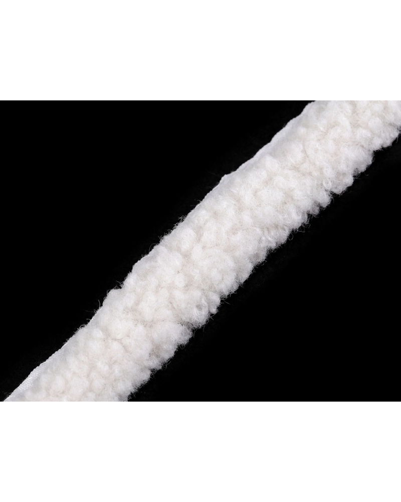 Všívací lemovka / lampas imitace beránka kulatý šíře 3,5 cm - 1 m | Mimib