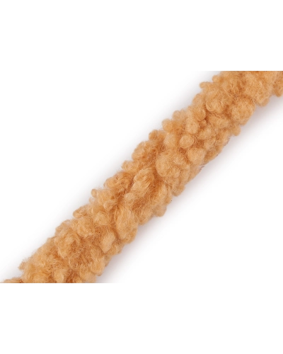 Všívací lemovka / lampas imitace beránka kulatý šíře 3,5 cm - 1 m | Mimib