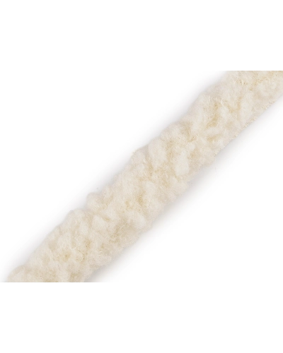 Všívací lemovka / lampas imitace beránka kulatý šíře 3,5 cm - 1 m | Mimib