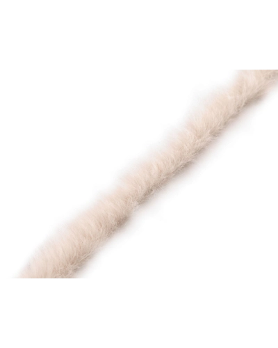 Oděvní / dekorační kožešinový proužek plochý, řezaný šíře 1,5 cm - 1 m | Mimib