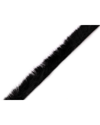Oděvní / dekorační kožešinový proužek plochý, řezaný šíře 1,5 cm - 1 m | Mimib