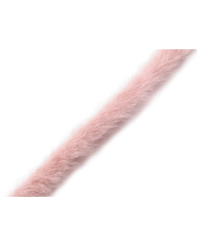Oděvní / dekorační kožešinový proužek plochý, řezaný šíře 1,5 cm - 1 m | Mimib