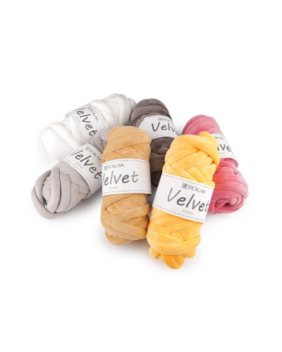 Příze Marshmallow silná Velvet Ø20 mm 500 g - 1 ks | Mimib