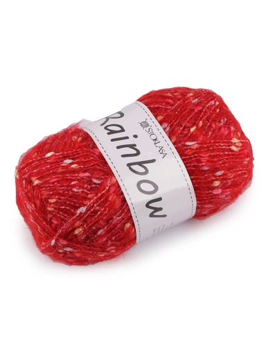 Pletací příze mohérová Rainbow 100 g - 1 ks | Mimib