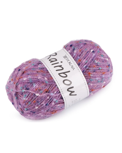 Pletací příze mohérová Rainbow 100 g - 1 ks | Mimib